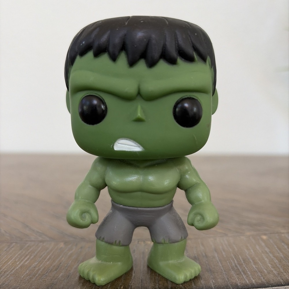 Funko Pop Marvel Avengers Hulk 13 Bobble Head Vinyl Figure 2012 Vaulted Loose
